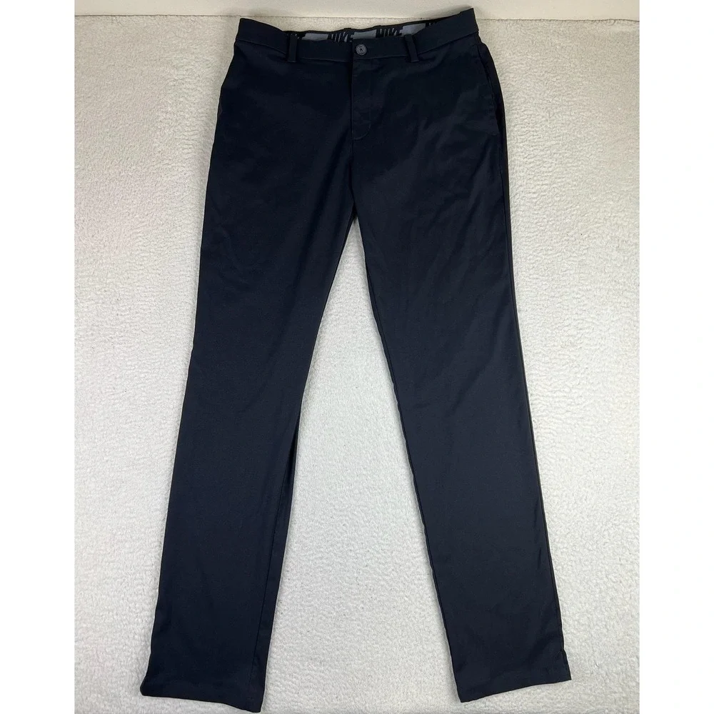 Nike Pants Mens 34x32 Black Dri-FIT Flex CoreGolf Stretch AJ5489-010